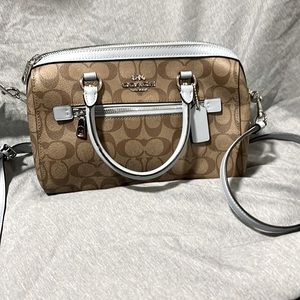 Coach Rowan Signature Satchel Bag
